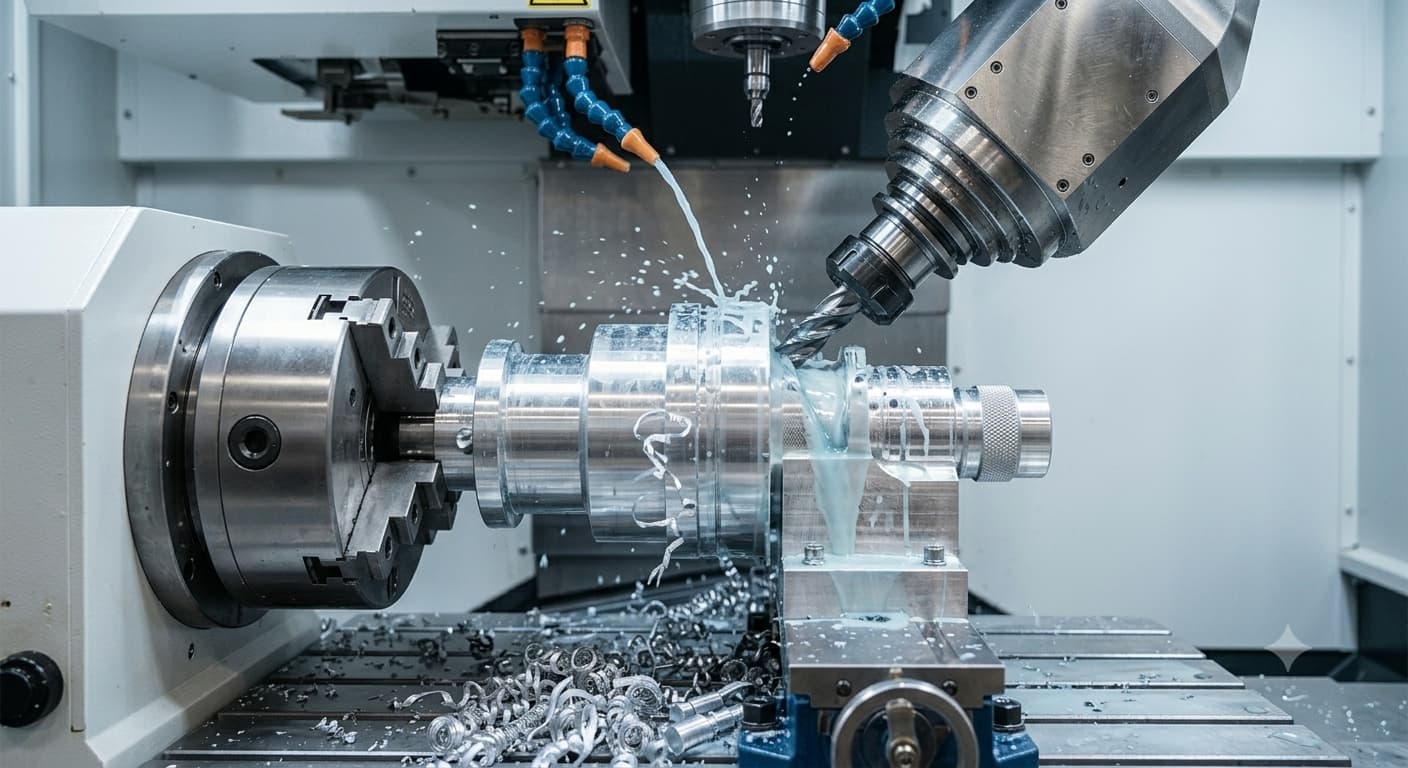 CNC machine shop floor at the BC Instruments India facility